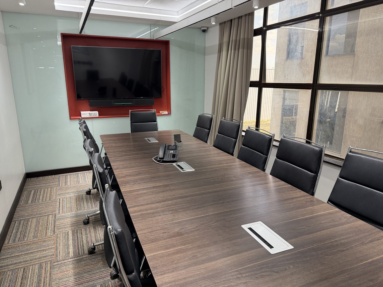 The eighth-floor boardroom at Skyrise Business Centre, Westlands